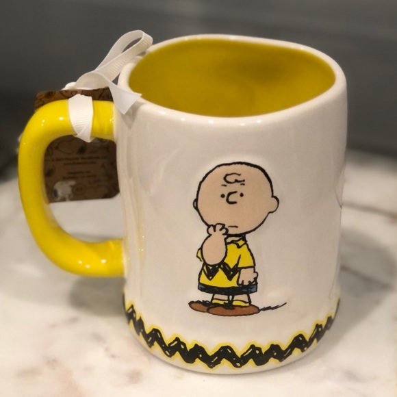 ✨NWT✨ Rae Dunn Peanuts Charlie Brown GOOD GRIEF Ceramic Mug 2023 - Picture 3 of 8